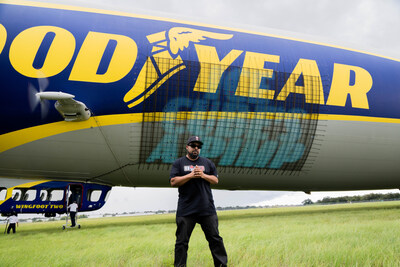 “From the beginning, I always thought you had to dream big if you really wanted to make it big. The idea of the Goodyear Blimp championing my name was a metaphor for the sky being the limit, yet here we are with Goodyear as a partner and the blimp flying in the Orlando skies, saying, ‘Ice Cube’s a Pimp!’,” said Ice Cube.