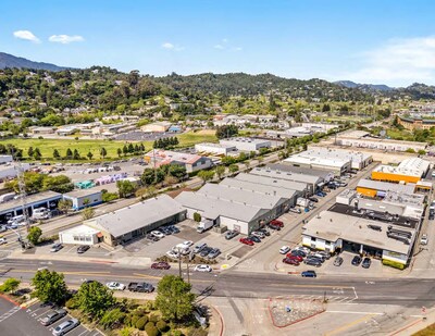 Duffy Place in San Rafael, Calif., features two multiuse industrial buildings on two lots with ample onsite parking. The site is within a two-minute walk from the popular Shamrock Center and easily accessible from both U.S. Highway 101 and Interstate 580.