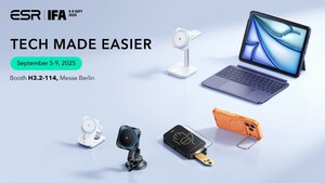 ESR präsentiert bahnbrechende Tech-Innovationen auf der IFA 2025