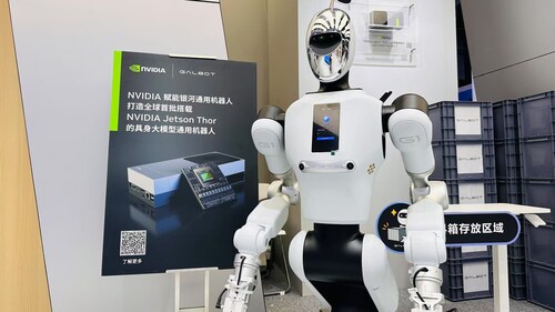 Galbot G1 Premium Powered by NVIDIA Jetson Thor at WRC (PRNewsfoto/Beijing Galbot Co.,Ltd.)