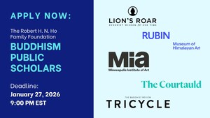 American Council of Learned Societies Accepting Applications for The Robert H. N. Ho Family Foundation Buddhism Public Scholars and New Professorship Competitions