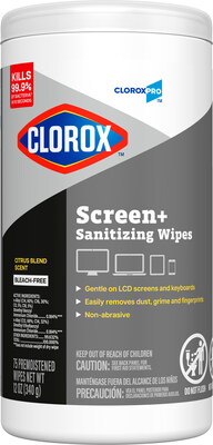Clorox Screen+ Sanitizing Wipes