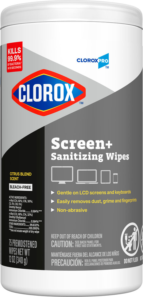 CloroxPro Unveils New Screen+ Sanitizing Wipes, Designed to Safely ...