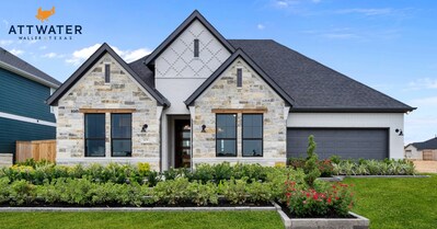 HistoryMaker Homes model home at Attwater new home community in Waller, TX.