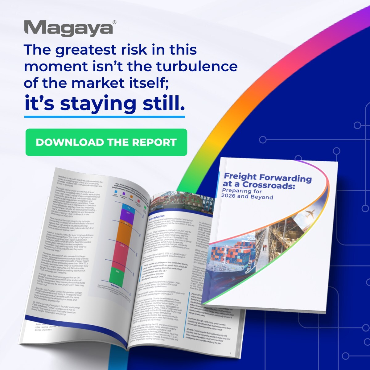 Magaya and Adelante SCM Publish Future-Focused Preparedness Report: Freight Forwarding at a Crossroads: Preparing for 2026 and Beyond