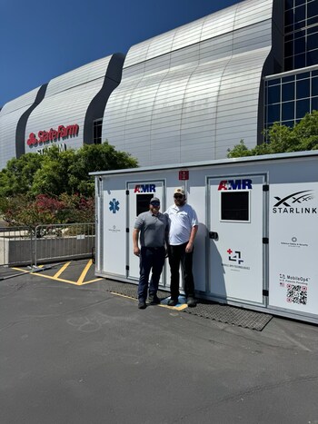 MobileOp4 Module outside of State Farm Stadium
