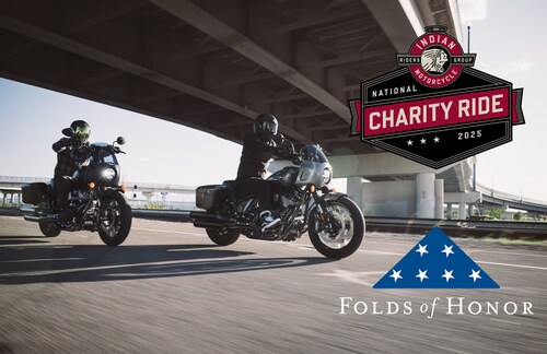 Indian Motorcycle announces Ride With Us Demo Days – a national test-ride program supporting Folds of Honor.