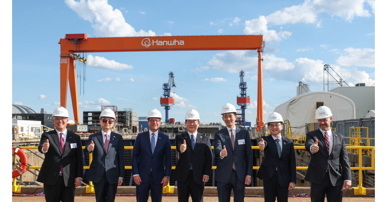 Hanwha announces $5 billion Philly Shipyard investment as part of S. Koreas commitment to U.S. shipbuilding growth