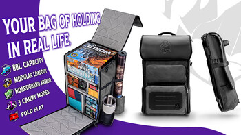 D-Pack: 60L Game-Hauling Power for Board Games, RPGs & Cons. D-Pack: 60L Game-Hauling Power for Board Games, RPGs & Cons.