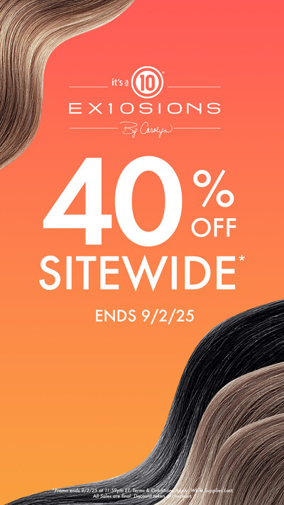 Starting today, August 28 through Tuesday, September 2, consumers can enjoy 40% off sitewide.