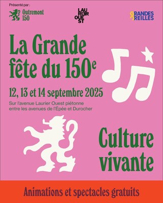 La Grande fête du 150e sur l'avenue Laurier Ouest piétonne