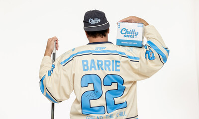 Tyson Barrie, NHL Veteran launches Chilly Ones Beer (CNW Group/Chilly Ones Beverages)