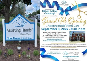 Grand Re-Opening of Assisting Hands Home Care Office Serving Frederick, Carroll &amp; Washington Counties