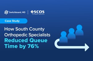 South County Orthopedic Specialists (SCOS) Cuts Call Queue Time by 76% with Switchboard, MD