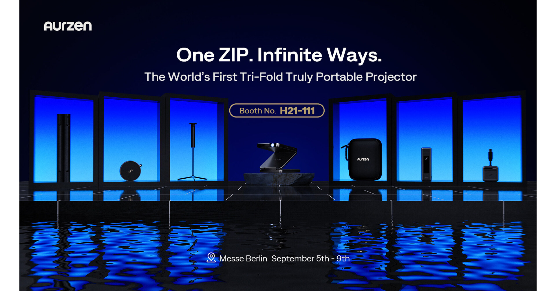 Aurzen Redefines Portable Entertainment with New Projector Lineup for Every Lifestyle at IFA 2025