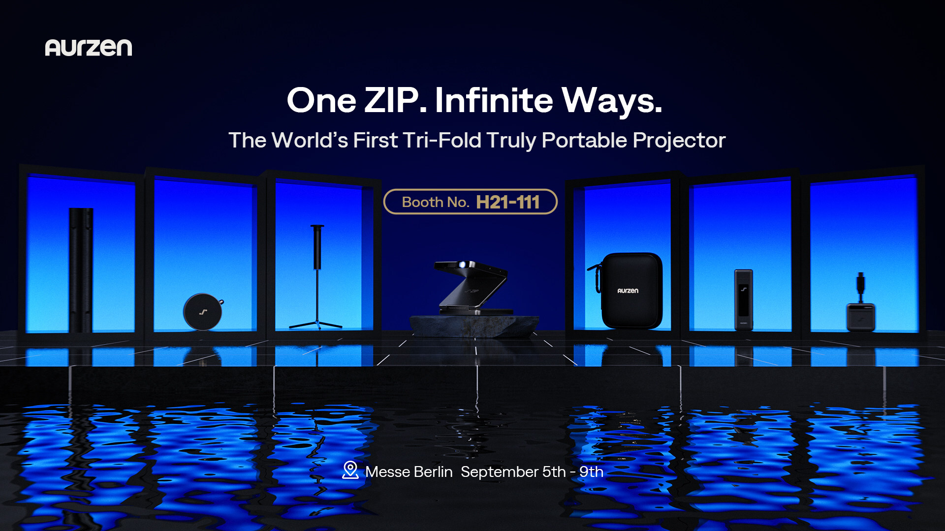 Aurzen Redefines Portable Entertainment with New Projector Lineup for Every Lifestyle at IFA 2025
