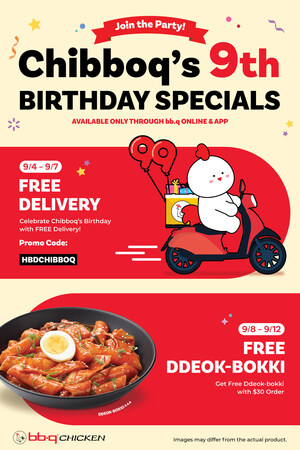 bb.q Chicken Celebrates 30 Years and ChiBBoQ's Birthday with Nationwide Giveaways