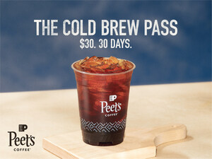 PEET'S COFFEE INTRODUCES FIRST-EVER 'COLD BREW PASS' TO MARK NATIONAL COFFEE DAY IN MONTH-LONG CELEBRATION