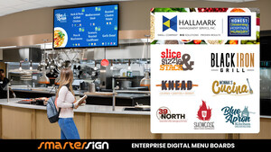 Hallmark Management Services Elevates Food Service Operations with SmarterSign Enterprise Digital Menu Board Platform