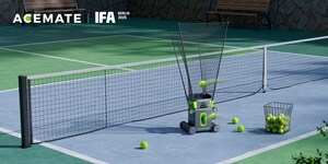 Acemate Debuts the World's First Real-Rally AI Tennis Robot at IFA 2025