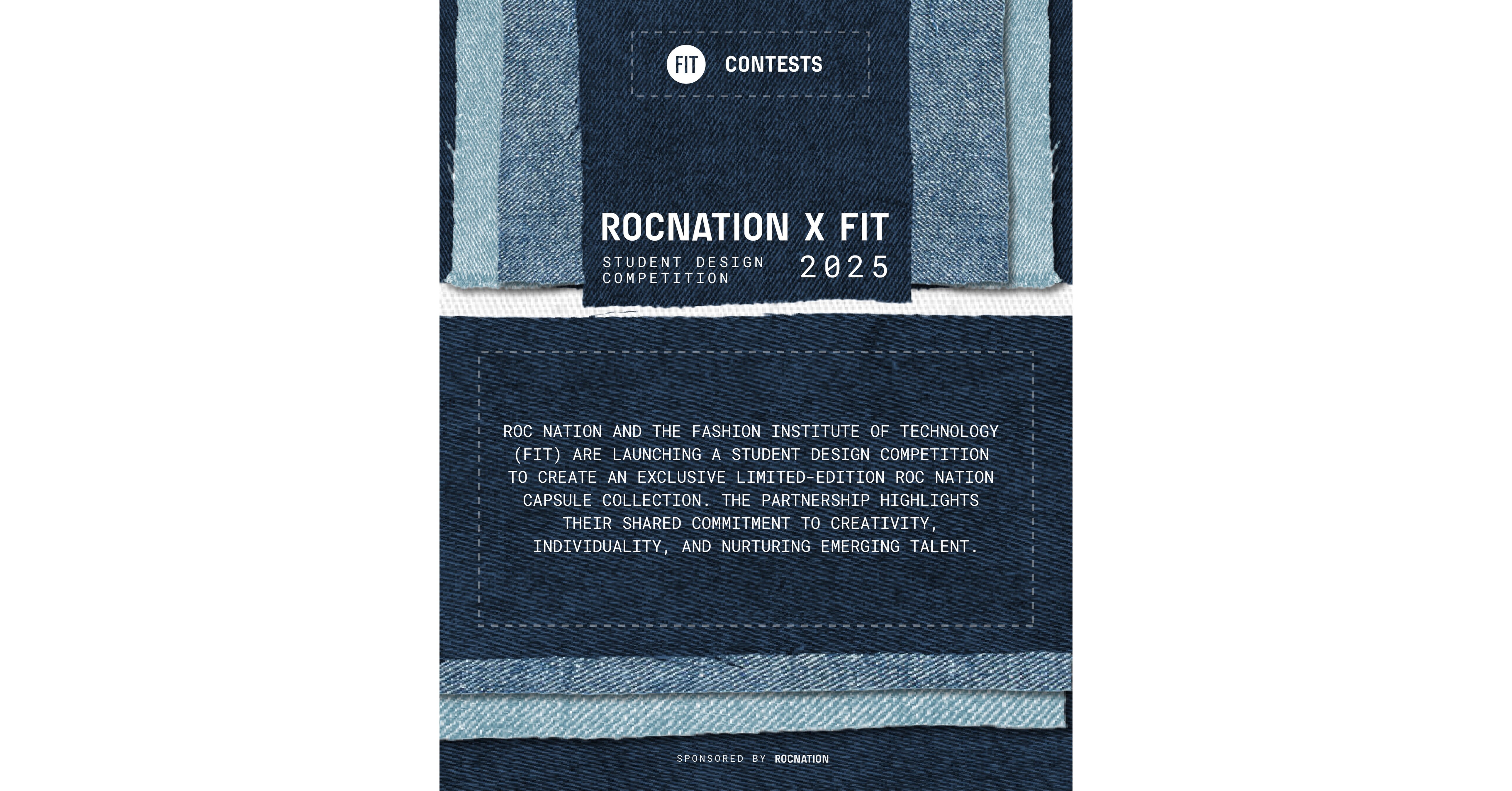 Roc Nation & Fashion Institute of Technology (FIT) Launch Student Design Competition To Develop Exclusive Limited Edition Roc Nation Capsule Collection