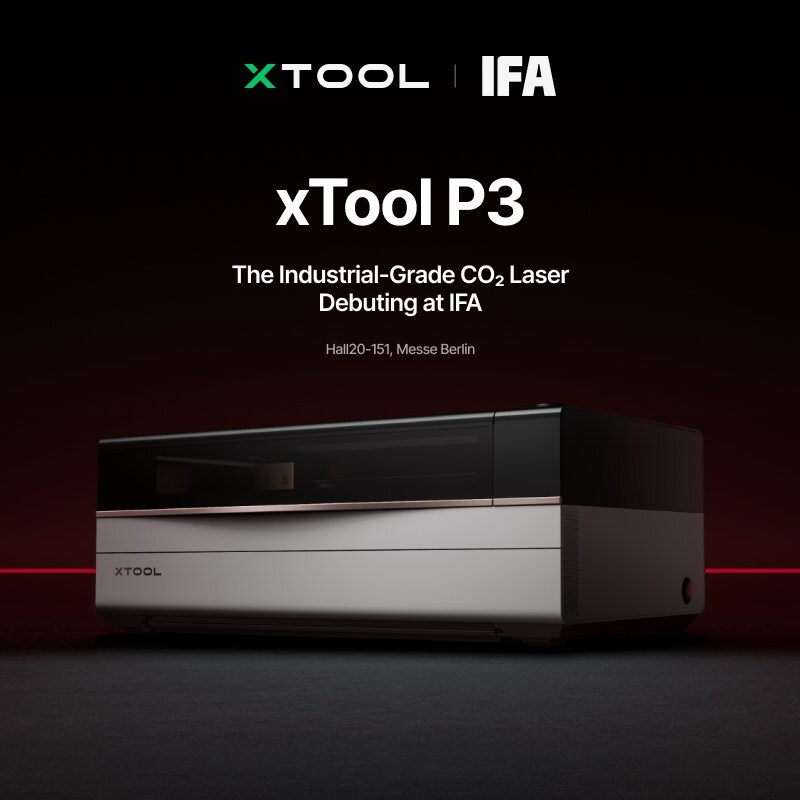 xTool lanza el cortador láser P3 antes de su debut en IFA 2025