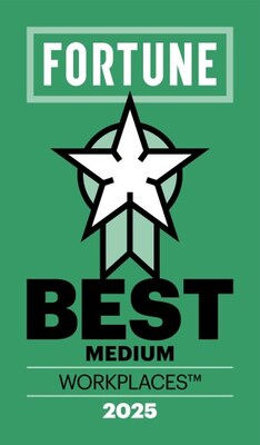 Fortune® Media and Great Place to Work® 2025 Best Medium Workplaces