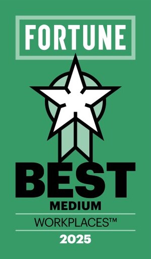 Venterra Realty Named To Fortune® Media and Great Place to Work® 2025 Best Medium Workplaces List