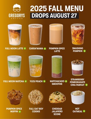 Gregorys Coffee Brews Up Limited-Time Fall Menu