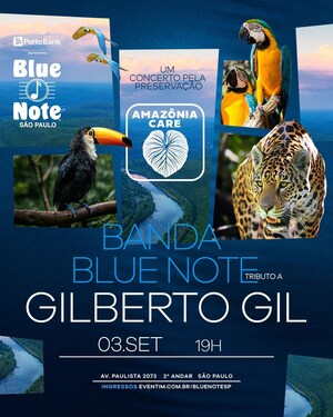 Amazônia Care e Blue Note São Paulo realizam o primeiro evento da parceria com tributo a Gilberto Gil