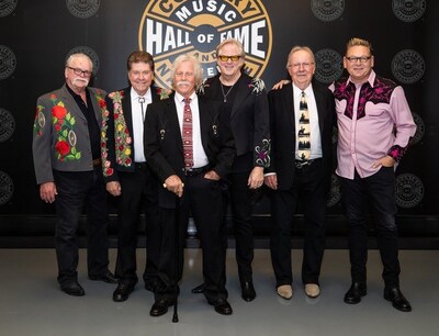 L-R: The Desert Rose Band - Steve Duncan, JayDee Maness, Chris Hillman, John Jorgenson, Herb Pedersen and Mark Fain.  Courtesy of the Country Music Hall of Fame® and Museum
