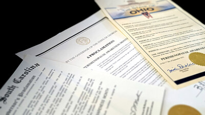 Alternate view of Sample of 12 Perimenopause Awareness Month 2025 State Proclamations