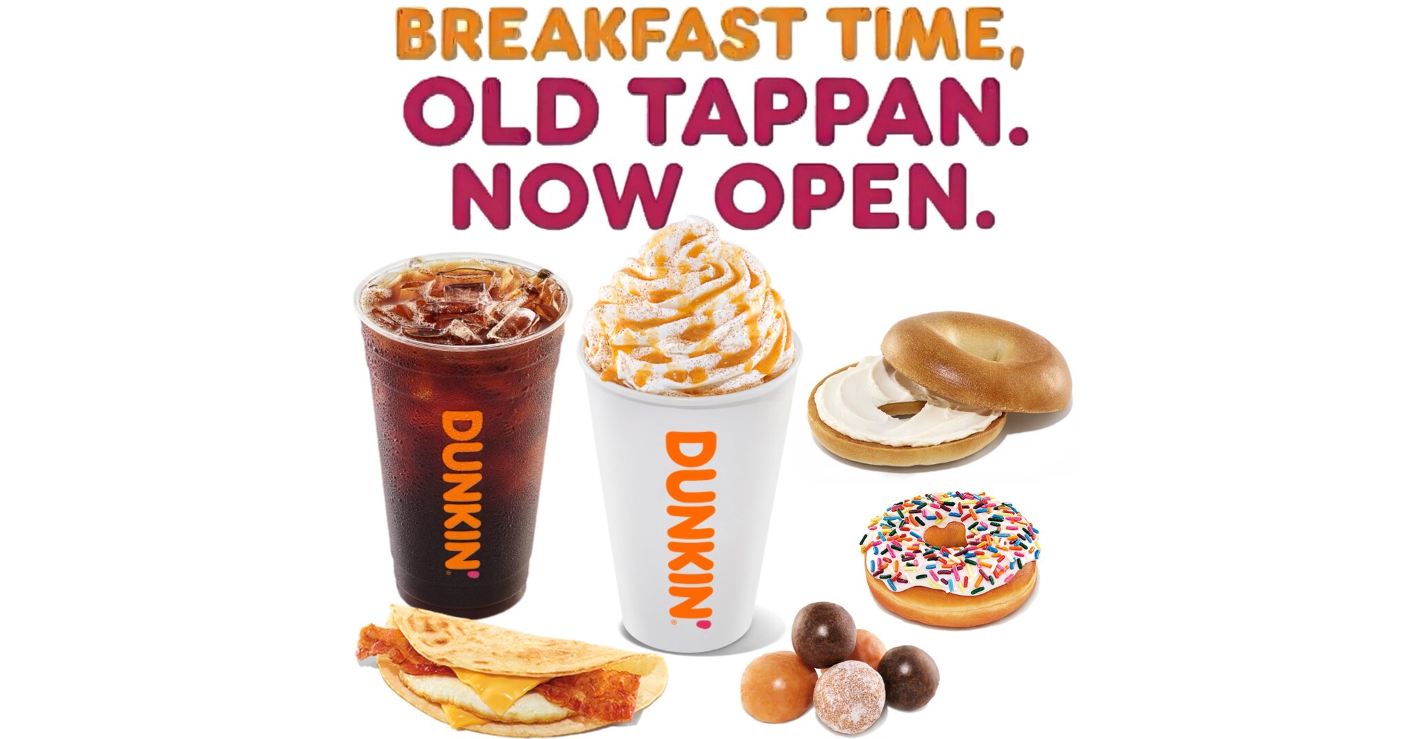 Old Tappan Dunkin to Celebrate Grand Opening with Free Coffee & Brand Giveaways while Giving Back to Local Food Pantry