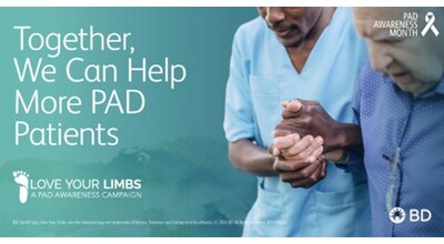 September is Peripheral Artery Disease Awareness Month. Visit https://loveyourlimbs.com to learn more or get involved.