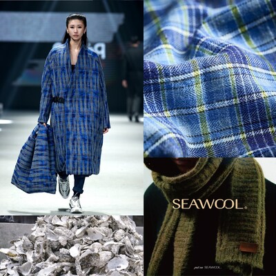 From discarded oyster shells to runway-ready fabrics - Seawool® by Creative Tech Textile / Hans Global transforms marine waste into sustainable, high-performance textiles From discarded oyster shells to runway-ready fabrics - Seawool® by Creative Tech Textile / Hans Global transforms marine waste into sustainable, high-performance textiles