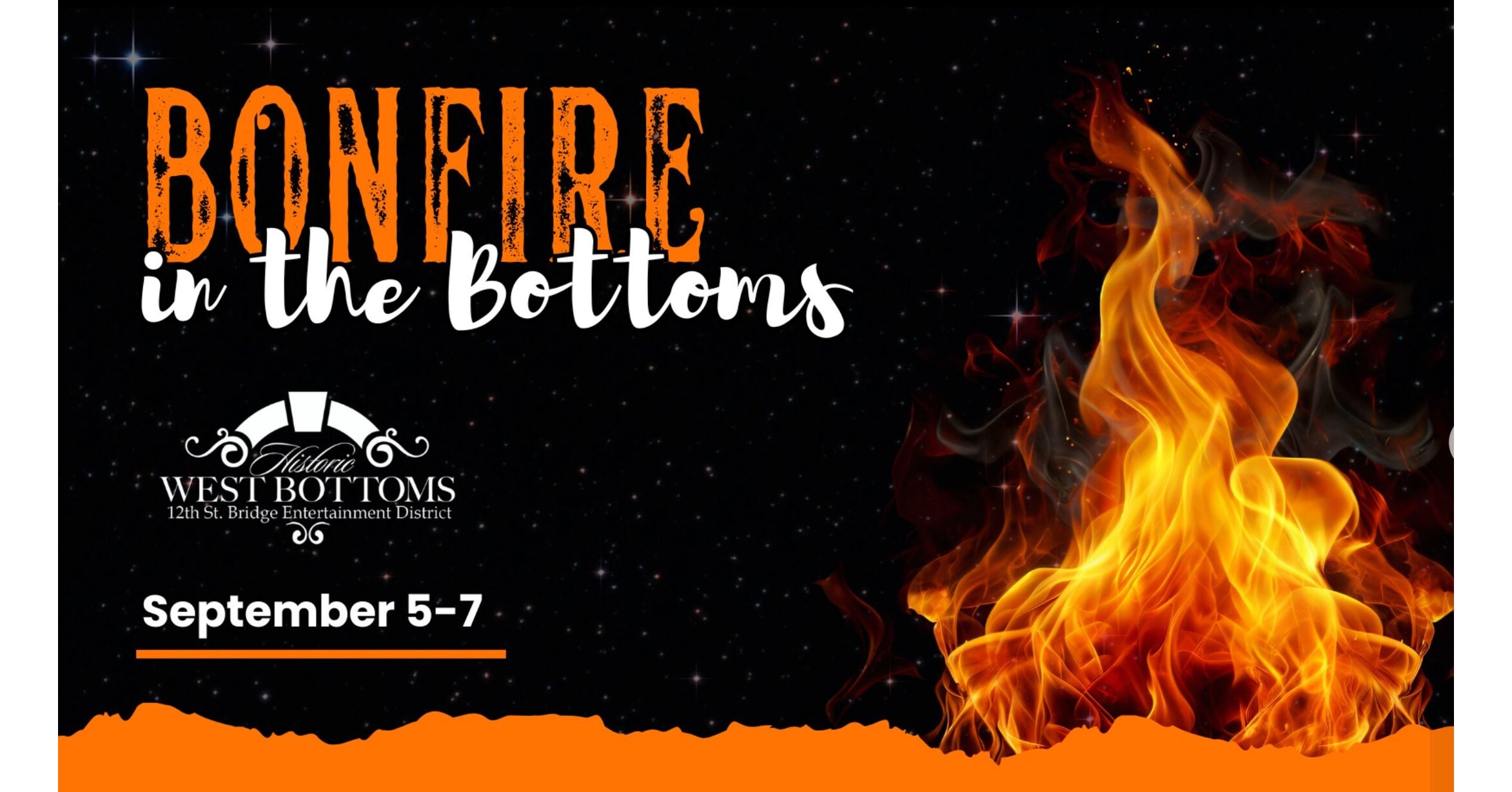 West Bottoms Ignites Fun with Inaugural Bonfire in the Bottoms
