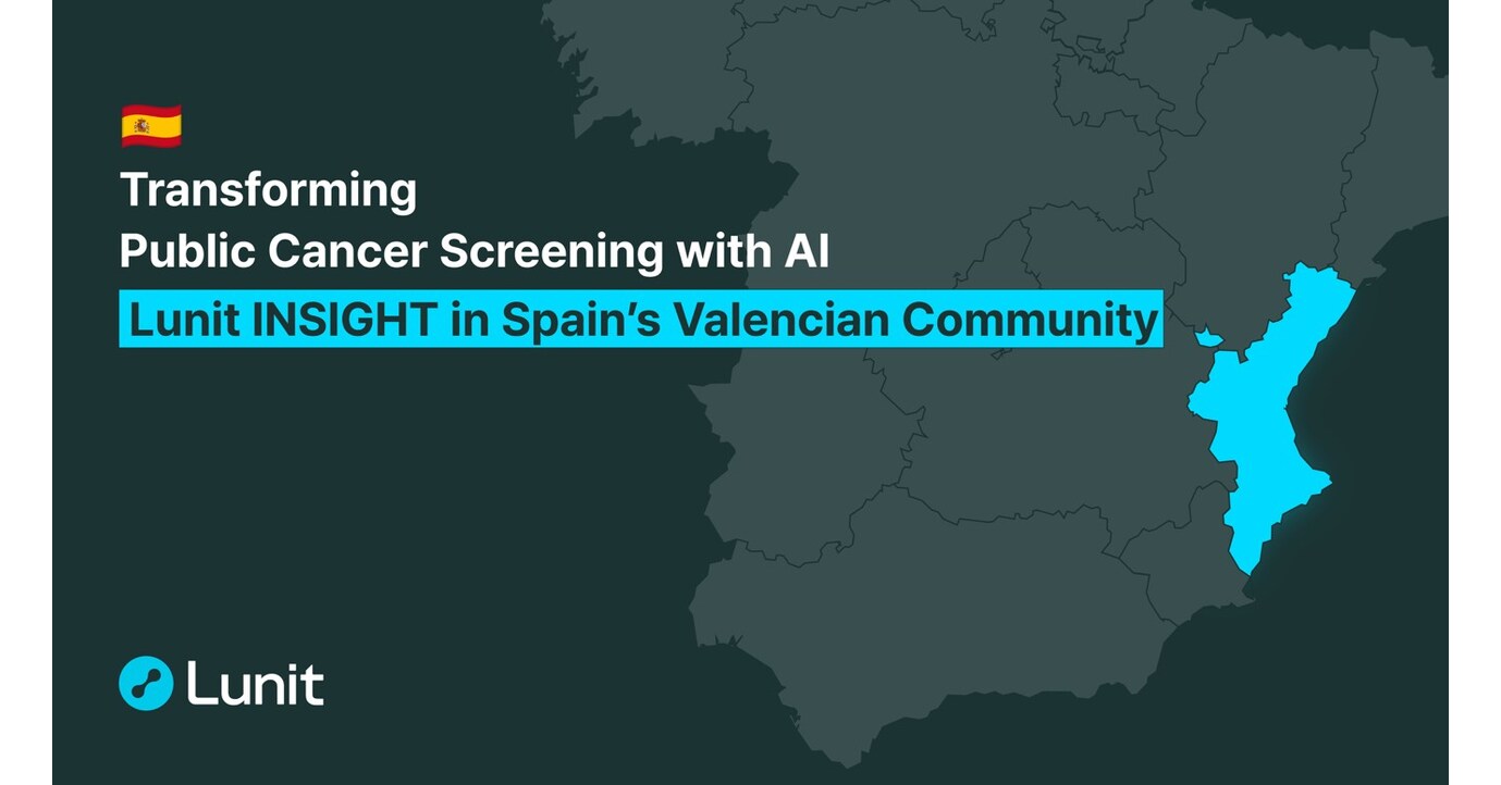 View of Lunit Selected as Exclusive AI Partner for Spain's Valencian Community ...