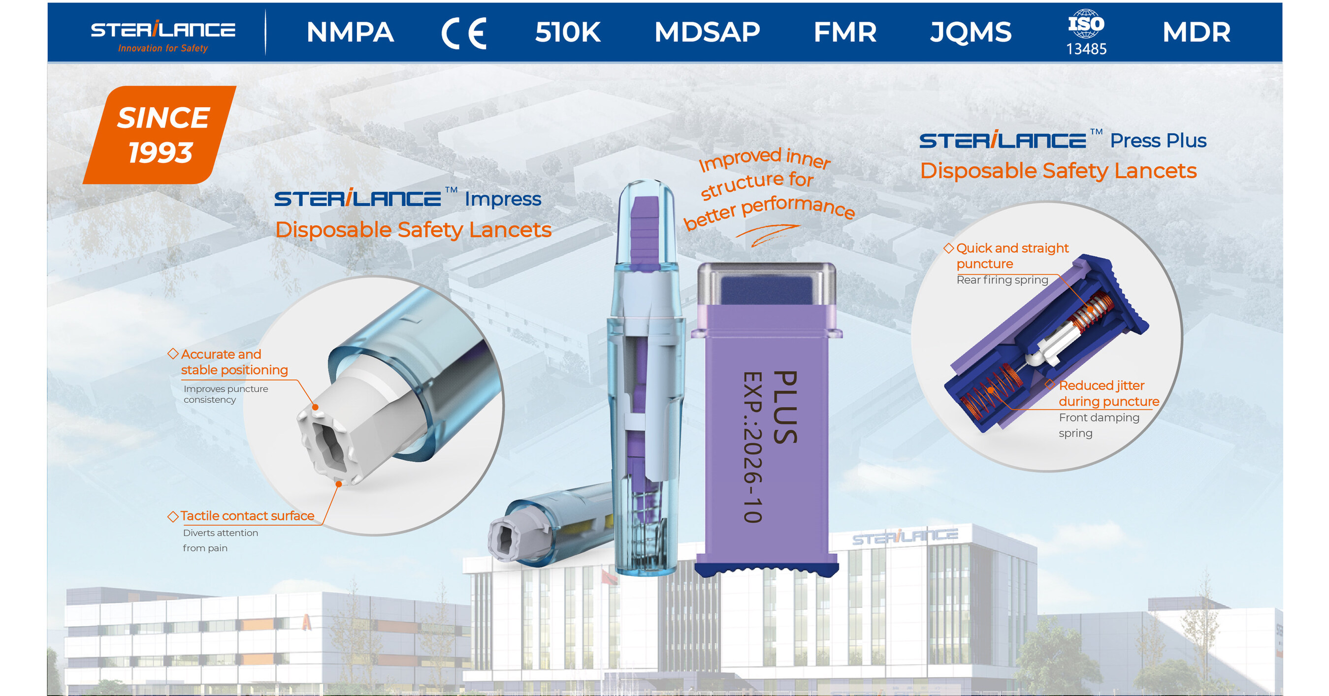 Produk-Produk "Safety Lancet" SteriLance Tersedia di Rumah-Rumah Sakit Umum di Thailand