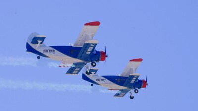 Coordinated Flight of Two HY100 (PRNewsfoto/Ursa Aeronautical Technology Co., Ltd.)