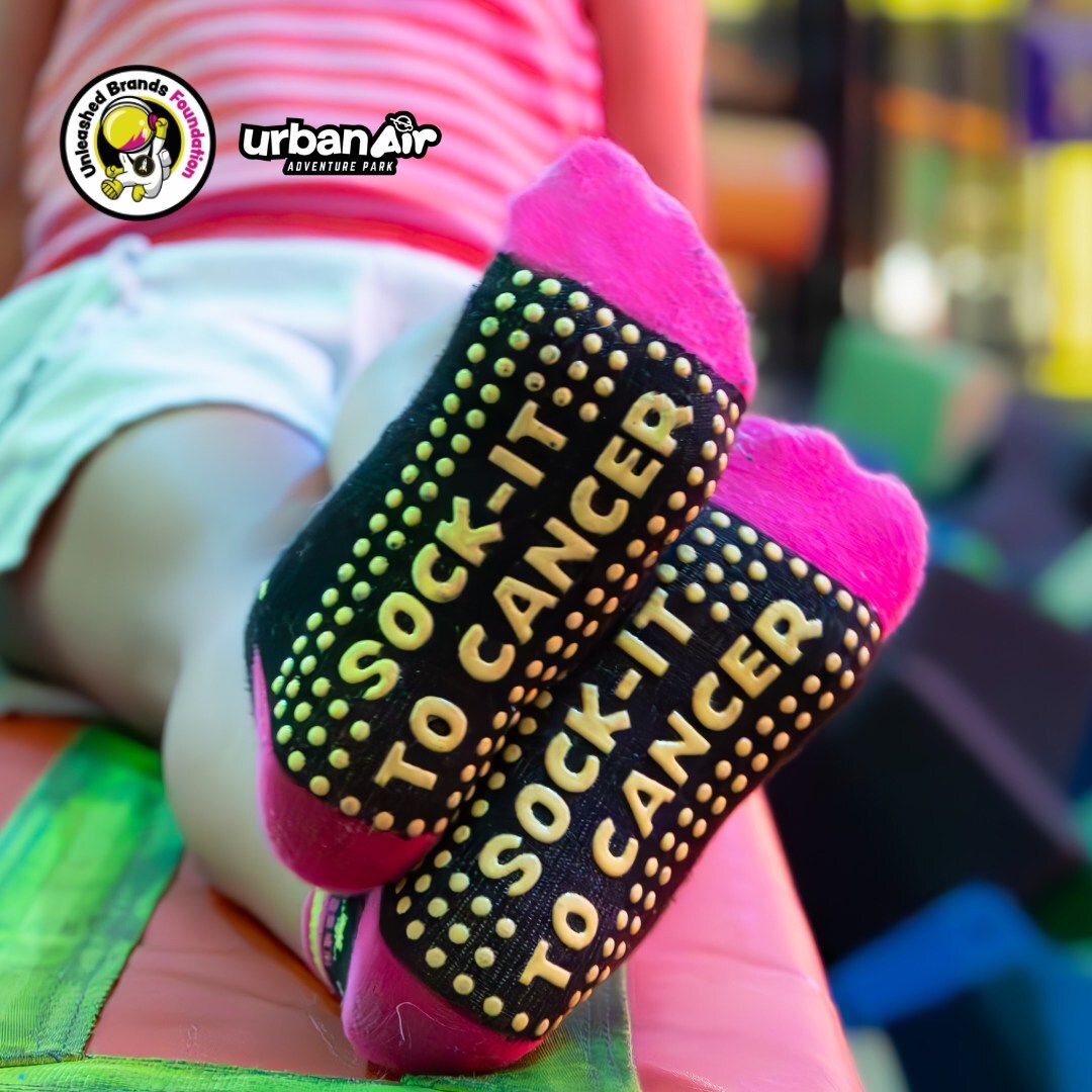 Unleashed Brands Foundation and Urban Air Adventure Park Rally Families to 'Sock It to Cancer'