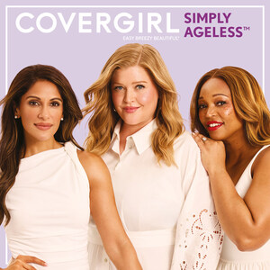 COVERGIRL WELCOMES THREE CANADIAN MEDIA ICONS AS THE FACES OF SIMPLY AGELESS IN THE NEW 'AGELESS BEAUTY' CAMPAIGN