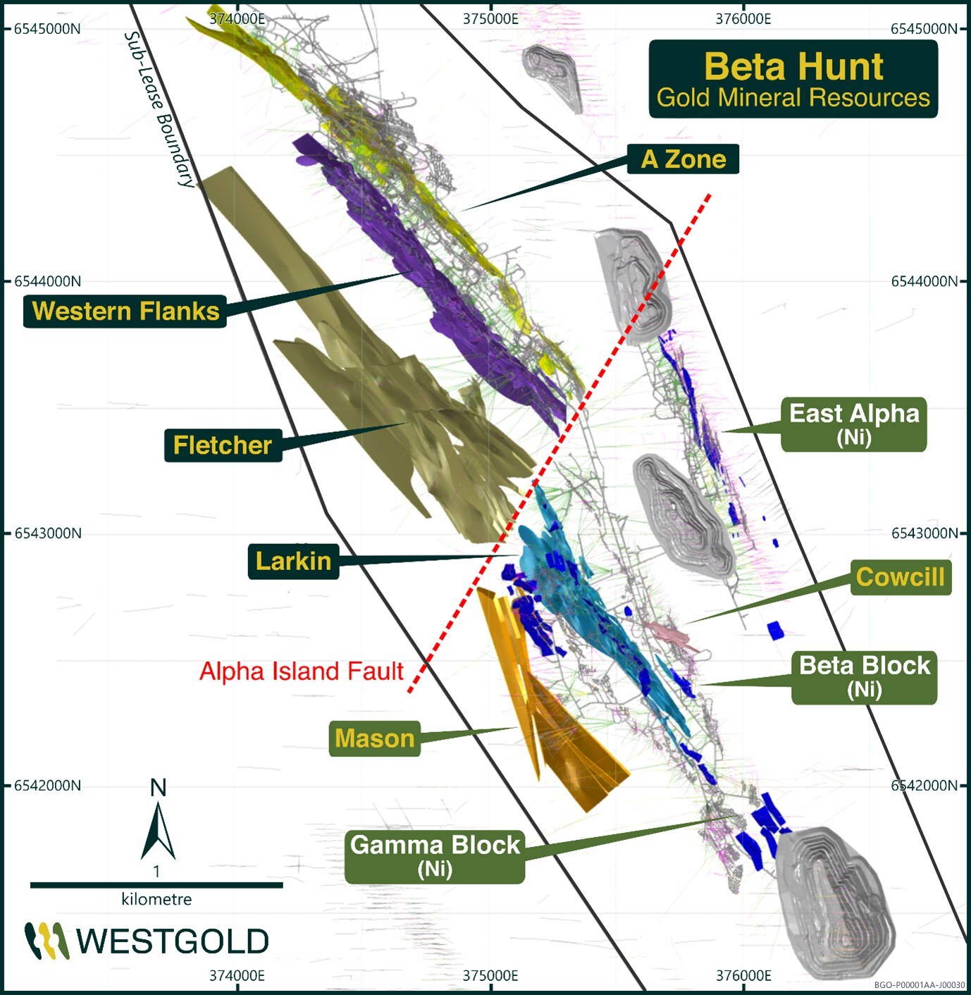 Figure 10 – Beta Hunt Mineral Resource Schematic FY25. (CNW Group/Westgold Resources Limited)
