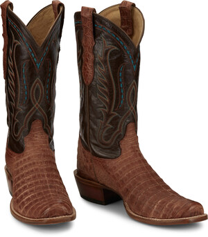 Tony Lama Names the Dinero 13" Caiman in Brandy as September Boot of the Month