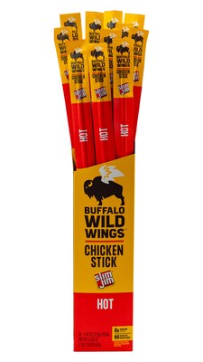 Slim Jim, America’s No. 1 meat stick from Conagra Brands, Inc., has partnered with Buffalo Wild Wings, the largest sports bar brand in the United States, to offer two new flavor-packed chicken sticks. The tempting new meat snack – available in Buffalo Style and Hot – delivers tender, juicy flavor in a convenient format that’s ready to enjoy anywhere.