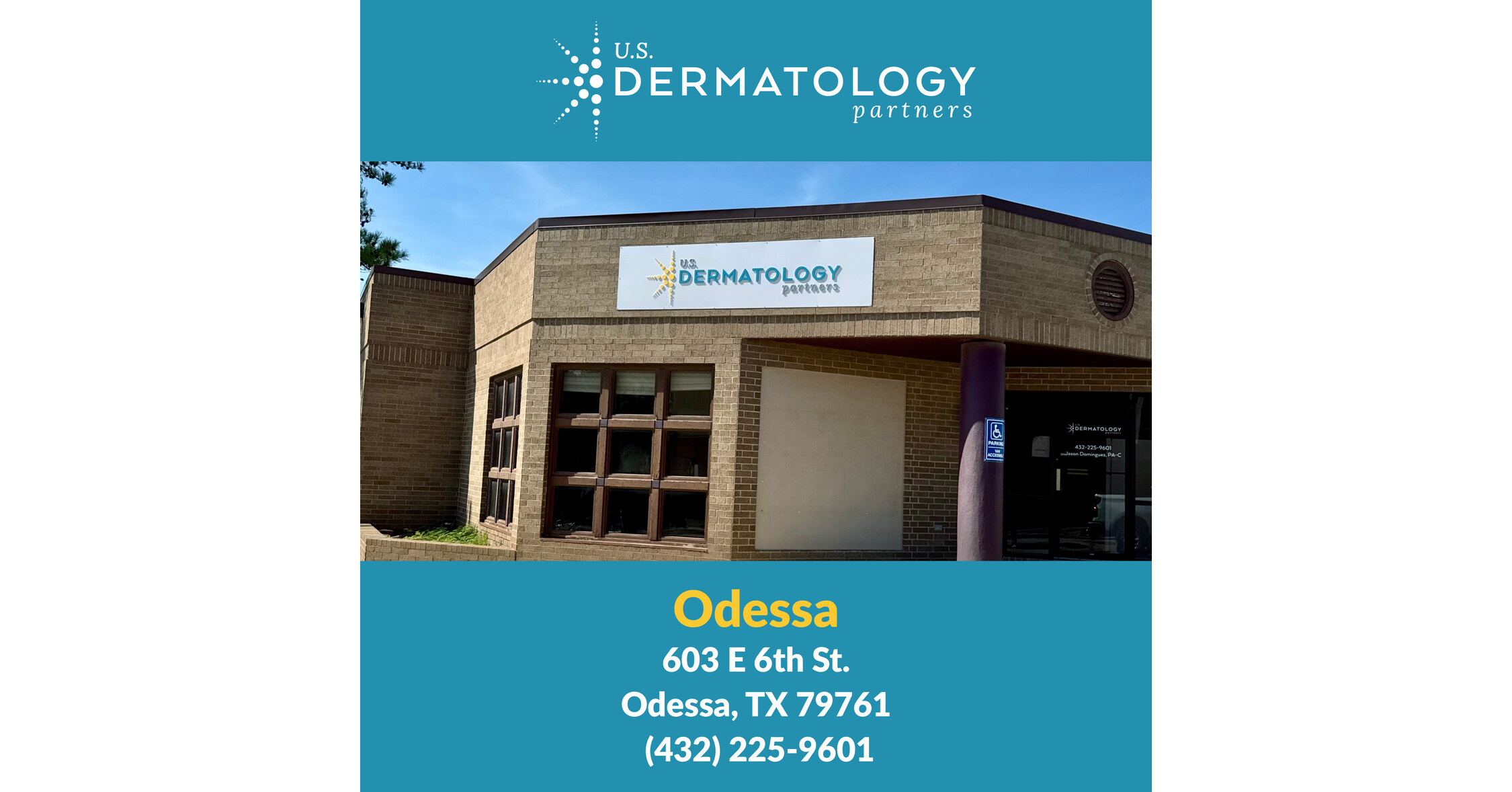 U.S. Dermatology Partners Opens New Location in Odessa, Texas
