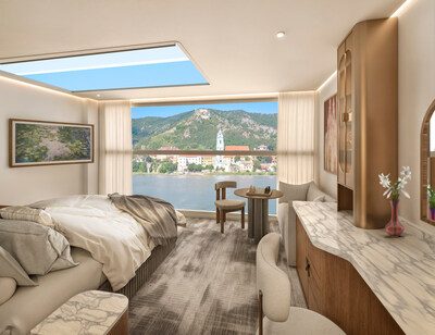 Celebrity River Cruises: Skylight Infinite Balcony Suite, Exterior View