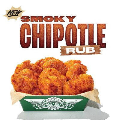 Wingstop drops new LTO just in time for kickoff, Smoky Chipotle Rub, available now.