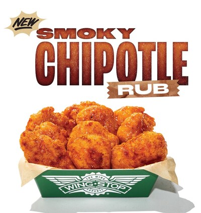 Wingstop drops new LTO just in time for kickoff, Smoky Chipotle Rub, available now.