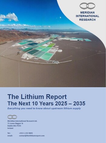 The Lithium Report 2025 - 2035