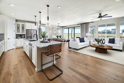 The Laurel is one of seven inspired Richmond American floor plans available at Seasons at Aurora Oaks in Ocala, Florida.